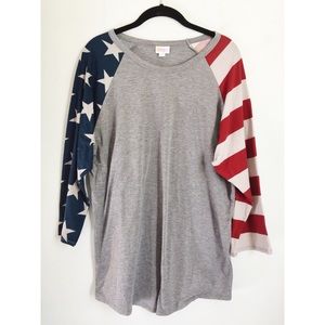 LulaRoe 4th of July t shirt